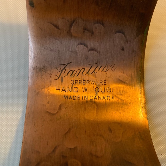 Vtg copper bracelet by Fantasy studio in Canada. Unisex, adjustable. - Picture 2 of 5